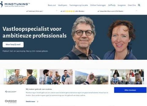 Screenshot van MindTuning